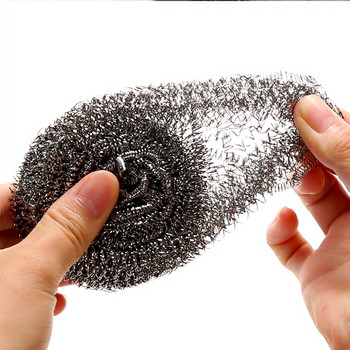 ZOCDOU 6,8 cm почистваща топка от неръждаема стомана за миене на чиния чиния купа чист продукт кухненски гъби подложка за почистване четки топка за почистване