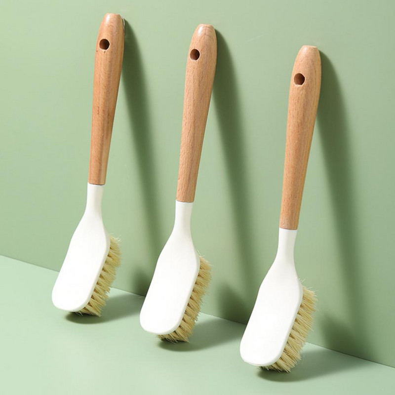 Četka za čišćenje Non-stick Perilica posuđa Prirodno drvo Ribalica posuđa s dugom drškom Kuhinjski alat Alati za čišćenje Herramientas De Limpieza