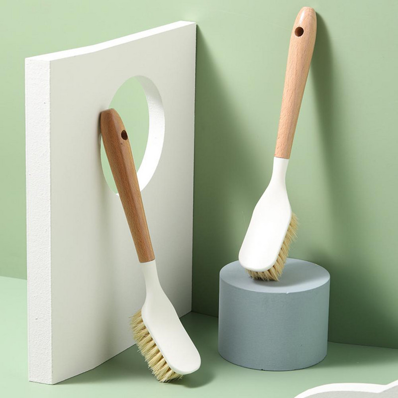 Četka za čišćenje Non-stick Perilica posuđa Prirodno drvo Ribalica posuđa s dugom drškom Kuhinjski alat Alati za čišćenje Herramientas De Limpieza