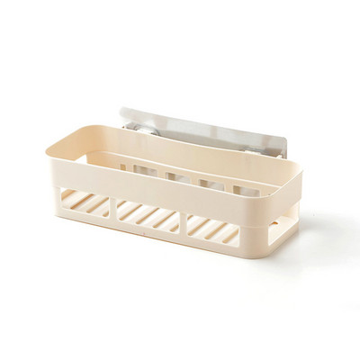 Vannas istabas virtuves Punch Chuck rāmis dušas plaukts PP šampūnu uzglabāšanas statīvs ar piesūcekni Vannas istabas piederumi JU0038