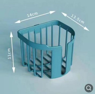 Polica za toaletni papir bez bušenja Kupaonica Kuhinja Kutija za maramice Zidna kutija za pohranu ljepljivog papira Držač toaletnog papira Rola papira