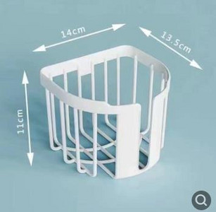 Polica za toaletni papir bez bušenja Kupaonica Kuhinja Kutija za maramice Zidna kutija za pohranu ljepljivog papira Držač toaletnog papira Rola papira