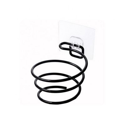 Metalni držač za sušilo za kosu Organizator za pohranu za sušilo za kosu Polica na zidnu kuku Non-punch Rack Organizator Kupaonski pribor