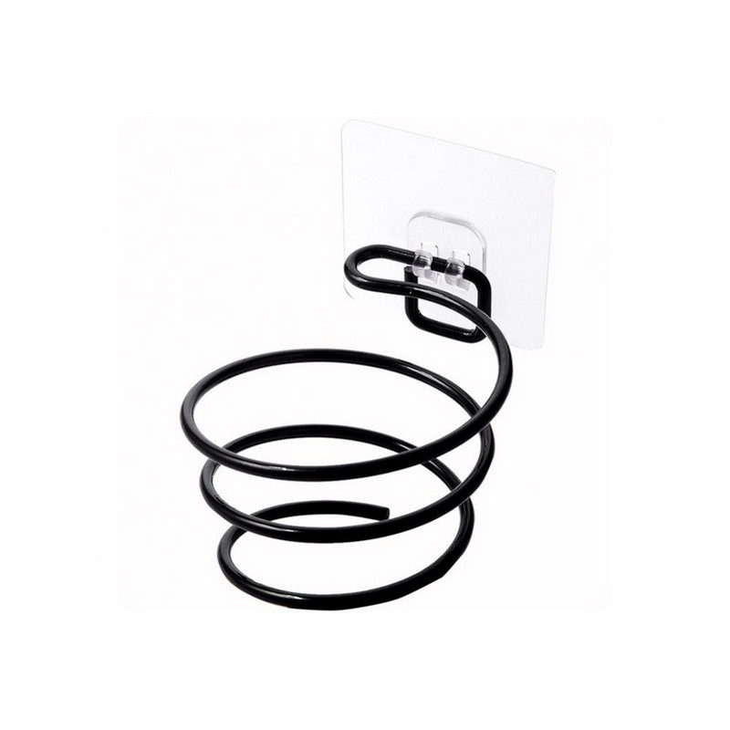 Metalni držač za sušilo za kosu Organizator za pohranu za sušilo za kosu Polica na zidnu kuku Non-punch Rack Organizator Kupaonski pribor