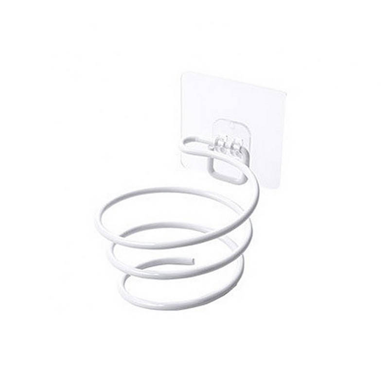 Metalni držač za sušilo za kosu Organizator za pohranu za sušilo za kosu Polica na zidnu kuku Non-punch Rack Organizator Kupaonski pribor