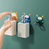 Polica za boce šampona Kapacitet ležaja bez bušenja Samoljepljivi zidni organizator za gel za tuširanje u obliku jelena za dom