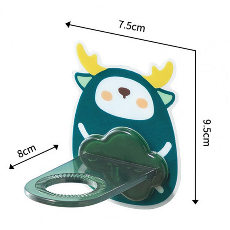 Polica za boce šampona Kapacitet ležaja bez bušenja Samoljepljivi zidni organizator za gel za tuširanje u obliku jelena za dom