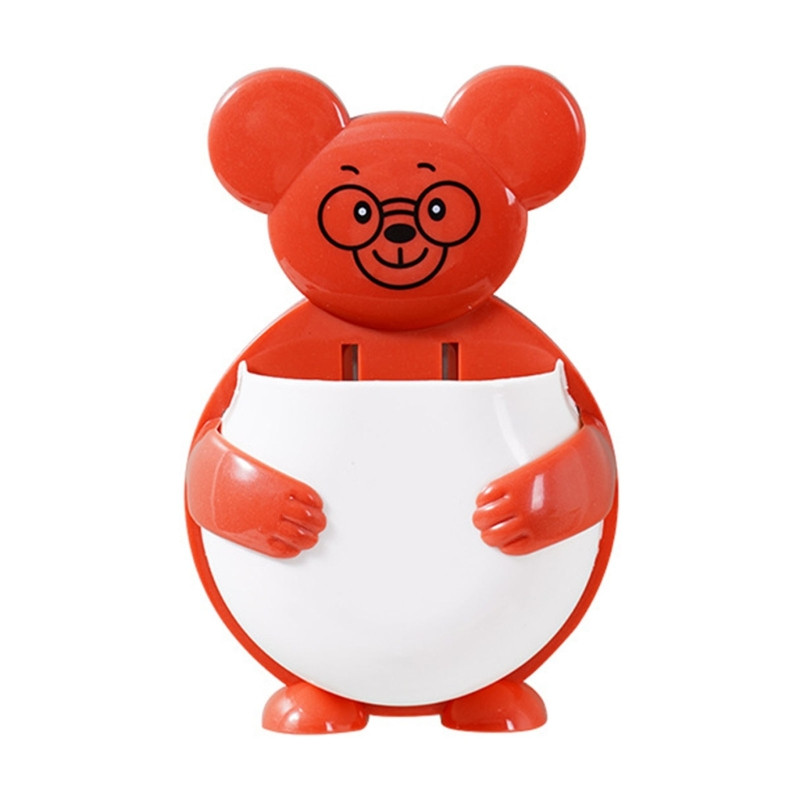 Zidni držač za pohranu crtanog medvjeda Višenamjenski držač Dodatak za olovku Lenjir Organizator Dropshipping