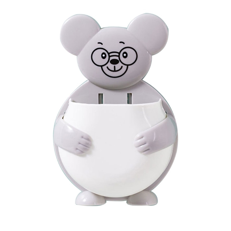 Zidni držač za pohranu crtanog medvjeda Višenamjenski držač Dodatak za olovku Lenjir Organizator Dropshipping