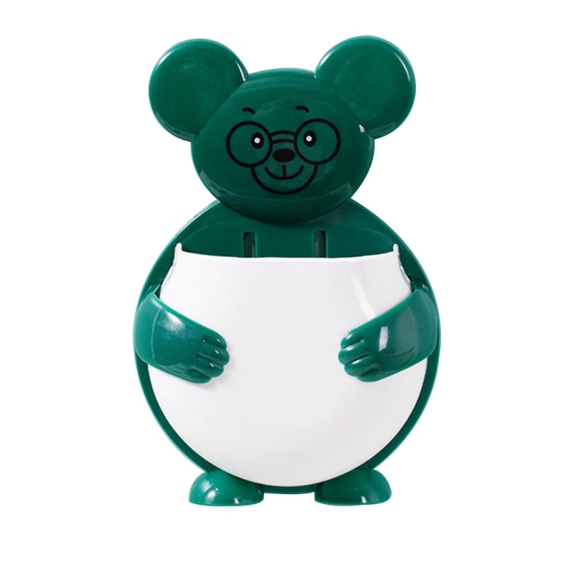 Zidni držač za pohranu crtanog medvjeda Višenamjenski držač Dodatak za olovku Lenjir Organizator Dropshipping