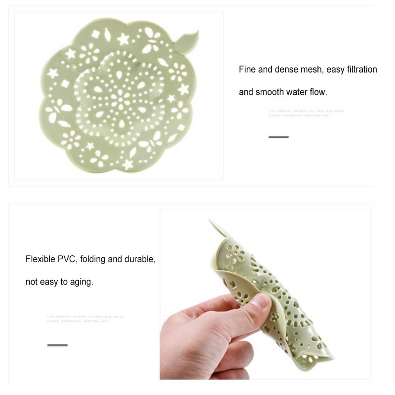 Filtrs Tīkls Mūsdienīgs Vienkāršs sietiņš Matu Izlietne Pretbloķēšanas Dekorācija Universāls Aizbāznis Kanalizācija Duša Virtuve Vannas istabas Grīdas