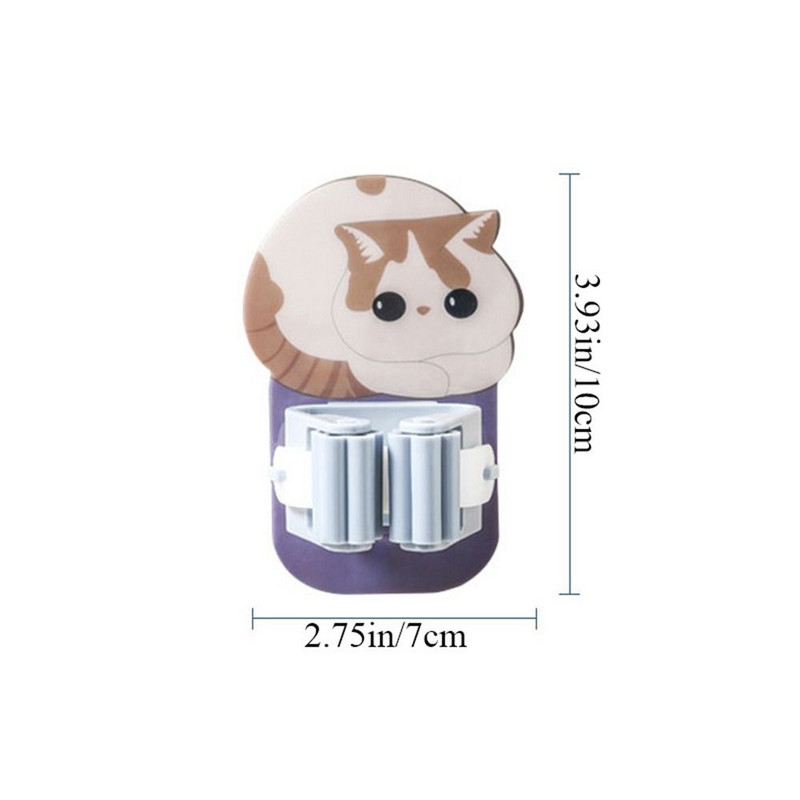 Univerzalni samoljepljivi zidni držač za brisanje Četka za metlu Vješalica Stalak za pohranu Kuhinjski organizator Alat Izdržljiv