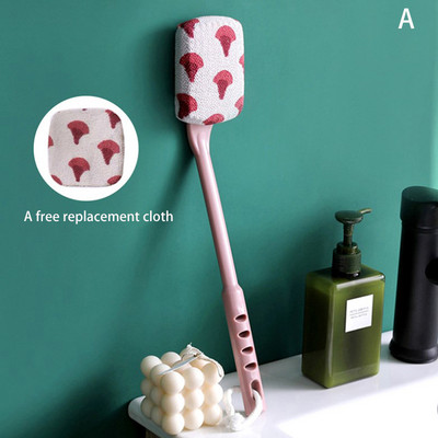 Hosszú nyelű testradír masszázsszivacsok fürdőkefe Bőrtisztító kefék Zuhanyszivacsradír Daddy Fürdőszoba kiegészítők