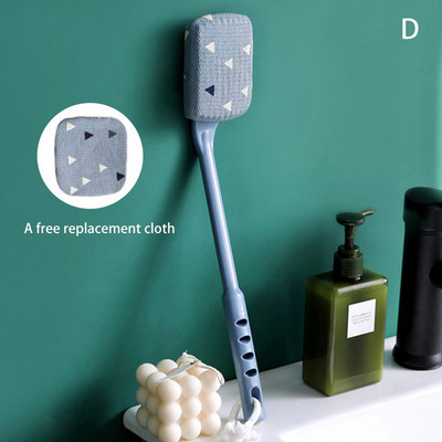 Hosszú nyelű testradír masszázsszivacsok fürdőkefe Bőrtisztító kefék Zuhanyszivacsradír Daddy Fürdőszoba kiegészítők