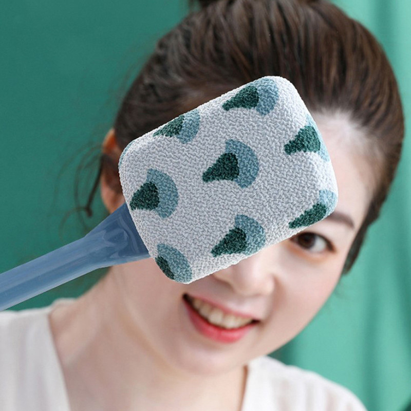 Hosszú nyelű testradír masszázsszivacsok fürdőkefe Bőrtisztító kefék Zuhanyszivacsradír Daddy Fürdőszoba kiegészítők