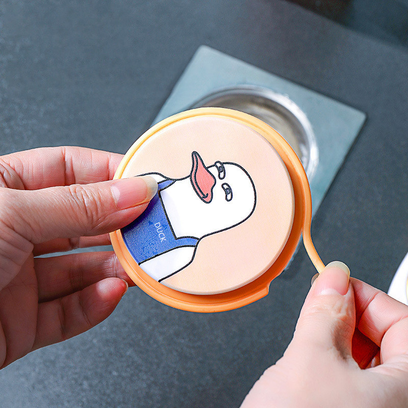 Karikatūra grīdas notekas vāks kanalizācijas dezodorants filtrs pret smaku izlietne Vannas istabas ūdens notekas filtrs vannas istabas piederumi