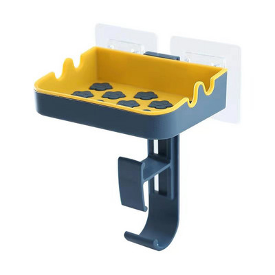 Ziepju kastes uzglabāšanas plaukts Ziepju turētāja āķa komplekts izlietnes dvieļu uzglabāšanai Vannas istabas piederumi