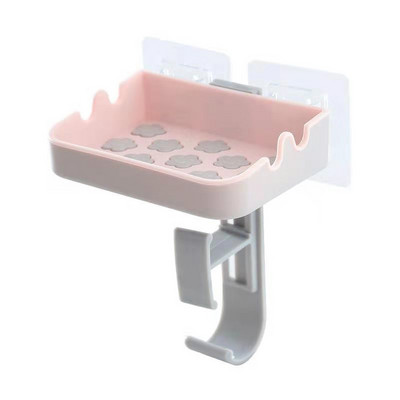 Ziepju kastes uzglabāšanas plaukts Ziepju turētāja āķa komplekts izlietnes dvieļu uzglabāšanai Vannas istabas piederumi