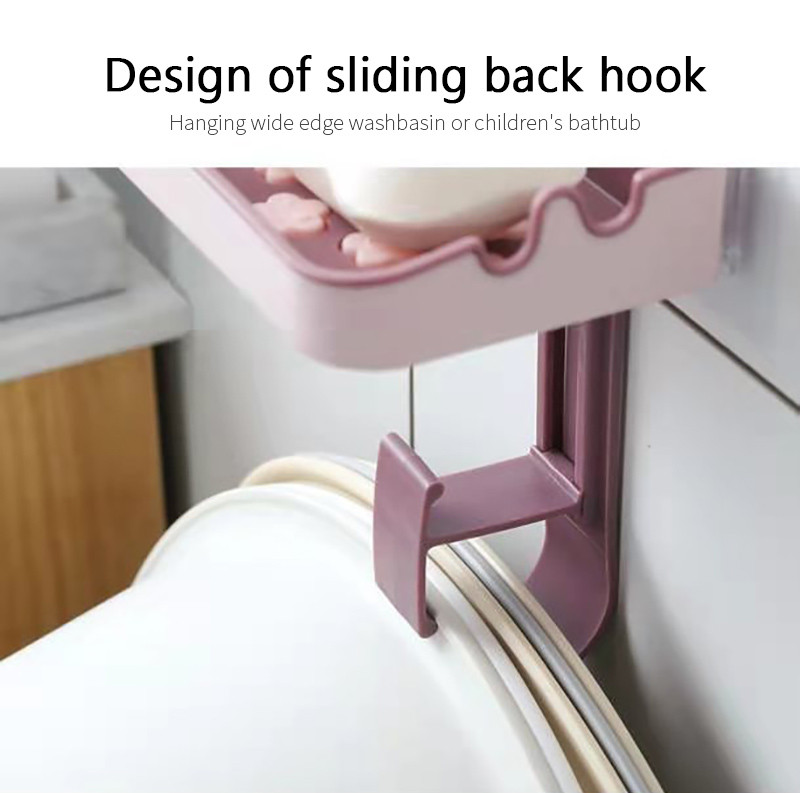 Ziepju kastes uzglabāšanas plaukts Ziepju turētāja āķa komplekts izlietnes dvieļu uzglabāšanai Vannas istabas piederumi