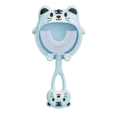 Dječja četkica za zube Glava slatke životinje u obliku slova U Lijep crtić Dječja silikonska četkica za zube Njega zuba