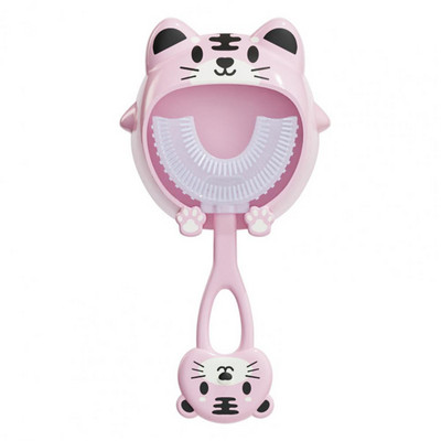 Dječja četkica za zube Glava slatke životinje u obliku slova U Lijep crtić Dječja silikonska četkica za zube Njega zuba