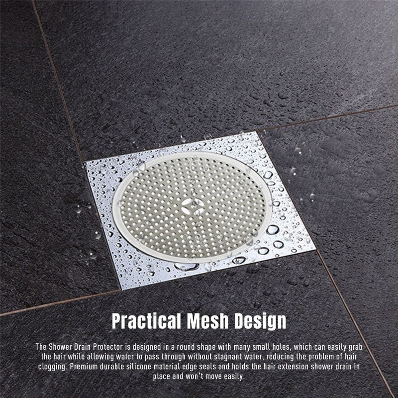 Nerūsējošā tērauda izlietnes sietiņš dušas notekas vāks matu filtrs tīklojums vannas istaba balkons tualete grīda kanalizācijas filtrs kanalizācijas izolācijas tīkls