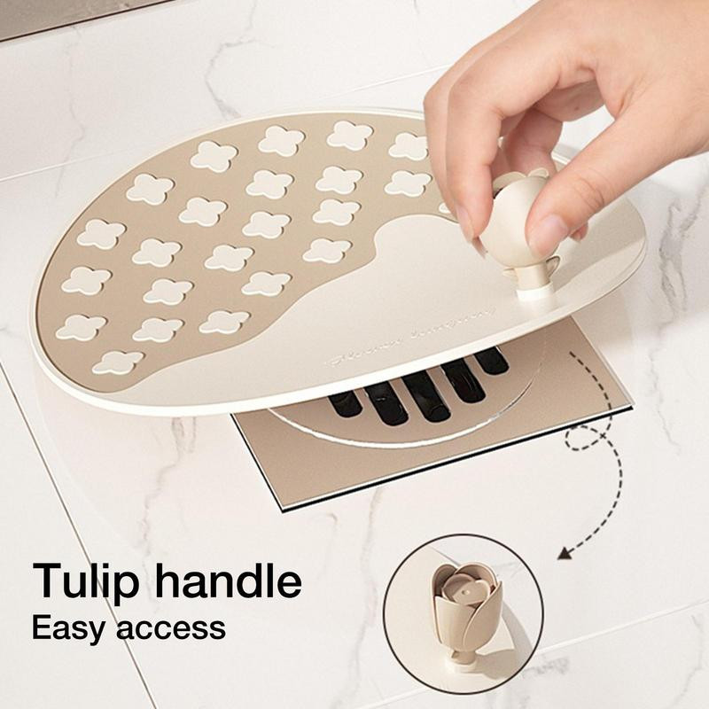 Silikonska podloga za odvod s ručkom od tulipana Podloga za brtvljenje kanalizacije Kuhinja Kupaonica WC Dezodorans Podna obloga Umivaonik Čep za vodu Čep za kadu