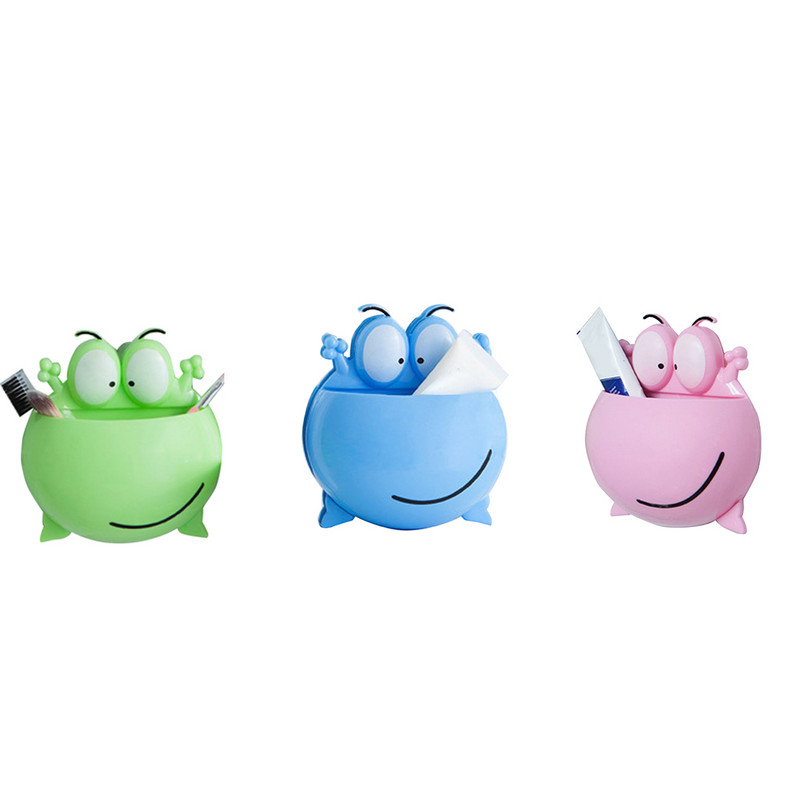 Zidna sisalica, velika žaba, plastični držač za četkice za zube, crtani kućni kupaonski organizator, alati