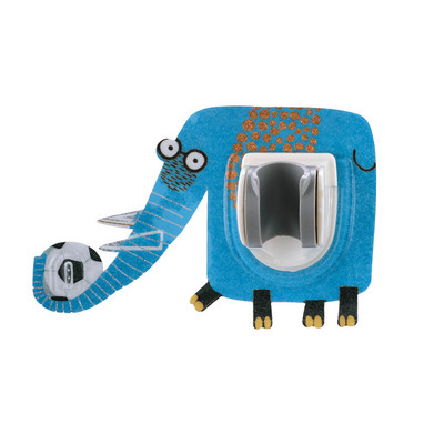 Universāls dušas kronšteins Cartoon Animal Elephant pašlīmējošā pamatne dušas sprauslas kronšteins virtuvei vannas istabai tualetes piederumi