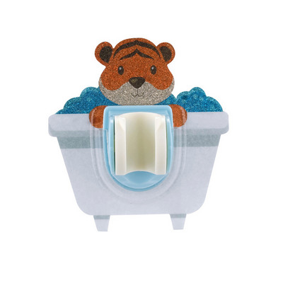 Universāls dušas kronšteins Cartoon Animal Elephant pašlīmējošā pamatne dušas sprauslas kronšteins virtuvei vannas istabai tualetes piederumi