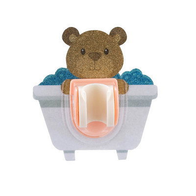 Universāls dušas kronšteins Cartoon Animal Elephant pašlīmējošā pamatne dušas sprauslas kronšteins virtuvei vannas istabai tualetes piederumi