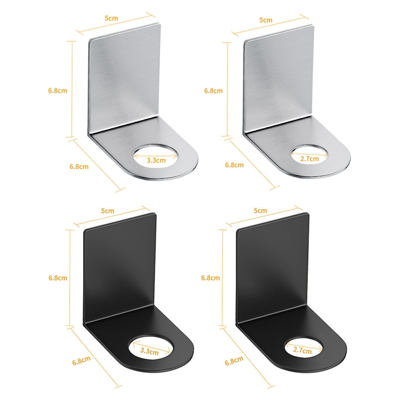 Stalak za vješalice od nehrđajućeg čelika Kuka bez tragova Metalna kuka bez tragova Zidni držač za boce sapuna