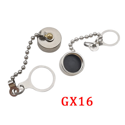 1 kom. Metalni GX16 GX12 GX20 zrakoplovni konektor, zaštitni rukavac, vodootporna kapica za prašinu GX12/16/20, zrakoplovni okrugli poklopac muškog utikača