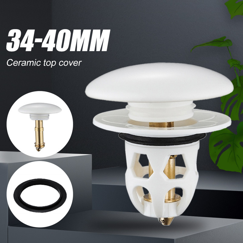 Profesionalni Bounce Core umivaonik Odvodni filtar Ventil Keramički odvodni čep Hvatač dlaka Cjedilo za tuš Umivaonik Čep za kadu Za dom