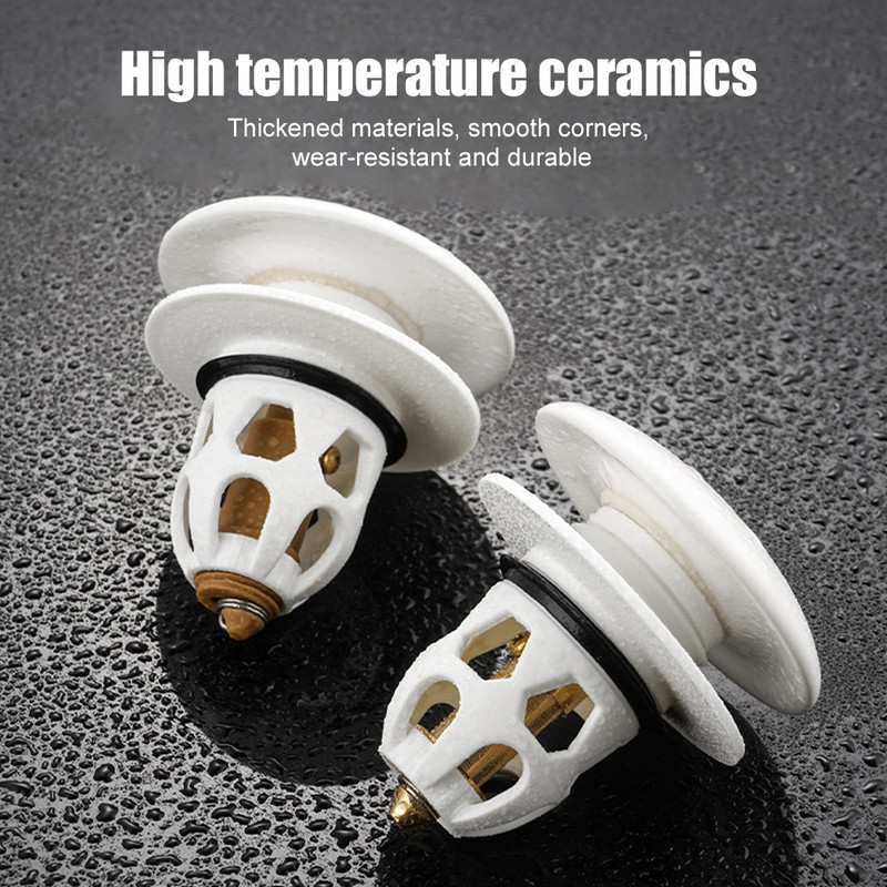 Profesionalni Bounce Core umivaonik Odvodni filtar Ventil Keramički odvodni čep Hvatač dlaka Cjedilo za tuš Umivaonik Čep za kadu Za dom