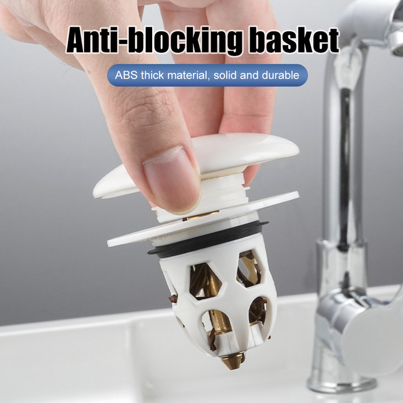 Profesionalni Bounce Core umivaonik Odvodni filtar Ventil Keramički odvodni čep Hvatač dlaka Cjedilo za tuš Umivaonik Čep za kadu Za dom