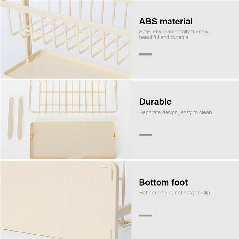 Stalak za odvod sudopera Spužva za sapun Držač za WC školjku Organizator za pohranu Kupaonski dodaci Setovi kuhinjskih gadgeta Polica za prikladno posuđe