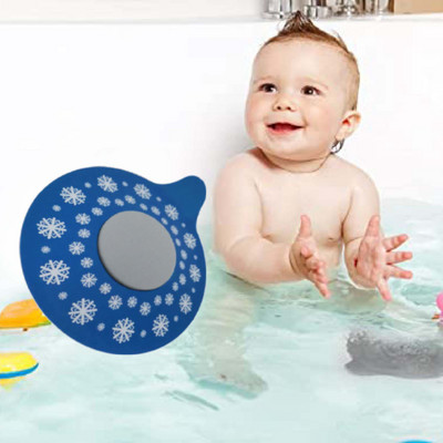 Čep za kadu Slatki čep odvoda za kadu Univerzalni silikonski poklopac odvoda za kupaonicu Prekrasna koraljna ilustracija Dijete Malo dijete Beba