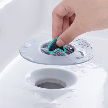 Силиконови TPR ръкохватки Мрежеста цедка за мивка Уловител за косми Стопер Предпазно покритие Душ за баня