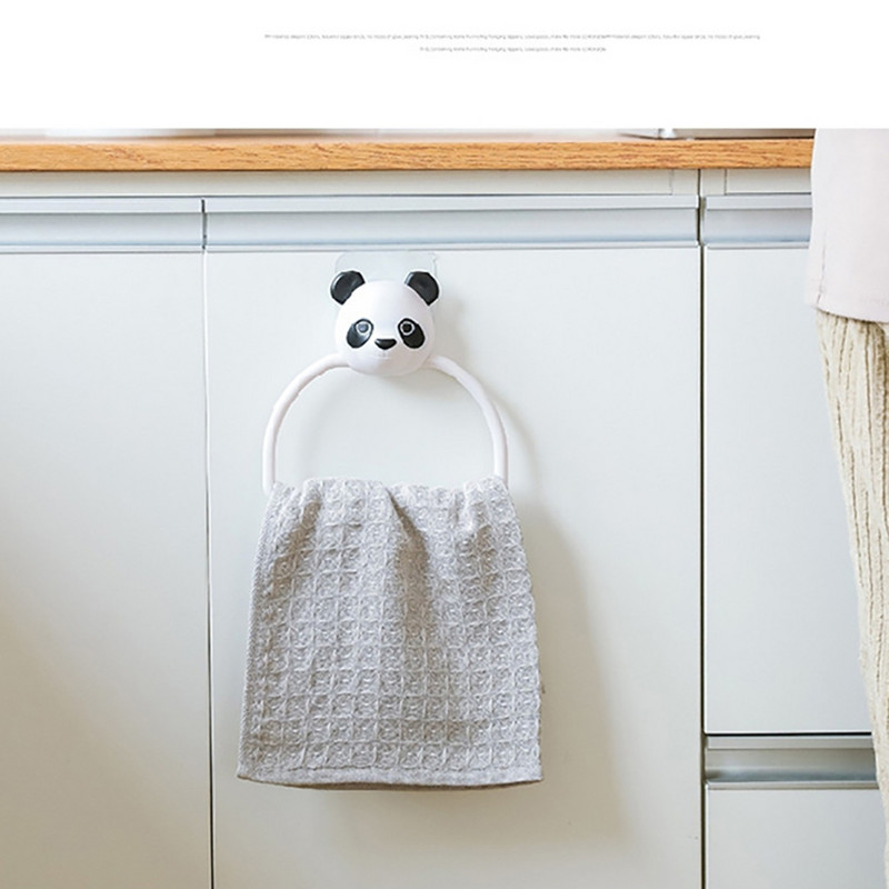 1PC ABS Cartoon Životinje Stalak za ručnike Zidni kupaonski WC Dječji viseći držač za ručnike Vješalica Kućna kuhinja Držač za ručnike Prsten