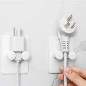 Zidni držač aparata za brijanje Univerzalni kućni plastični stalak za pohranu Kupaonski vertikalni stalak za pohranu brijača Bijela