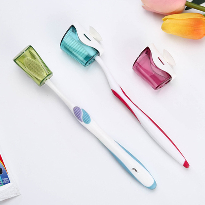 3 komada zidne navlake za četkicu za zube Držač četkice za zube Zaštitnik Usisna kutija za pohranu Četkica za zube Navlaka otporna na prašinu Kupaonica Putovanja