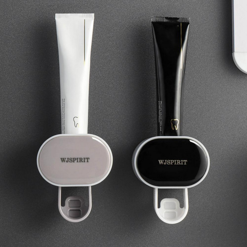 Držač paste za zube za djecu Cjedilo za pastu za zube Samopričvršćivanje 2 mjesta za guranje Plastični Višenamjenski Automatski