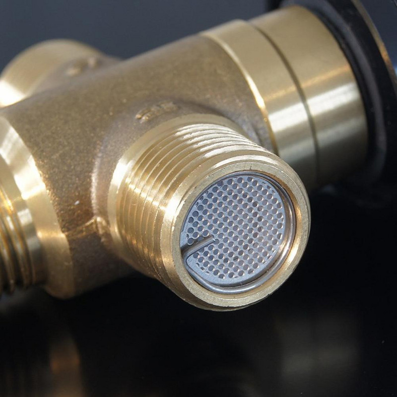 1 vnt žalvario G1/2 vyriškas 3 krypčių termostatinis maišymo vožtuvas, vandens temperatūros valdymo dušas S9R6