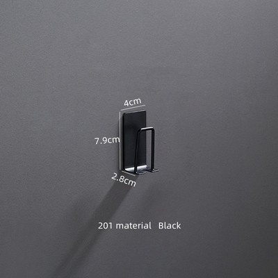 Izdržljivi držač četkice za zube od nehrđajućeg čelika Nosač britvice Vrsta paste za kupaonicu Zidni nosač Spremište za male predmete Kuhinjski pribor