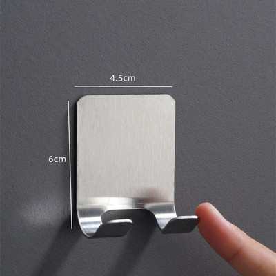 Izdržljivi držač četkice za zube od nehrđajućeg čelika Nosač britvice Vrsta paste za kupaonicu Zidni nosač Spremište za male predmete Kuhinjski pribor