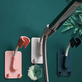 Dušas galvas turētājs regulējams pašlīmējošs dušas galviņas kronšteins sienas stiprinājums