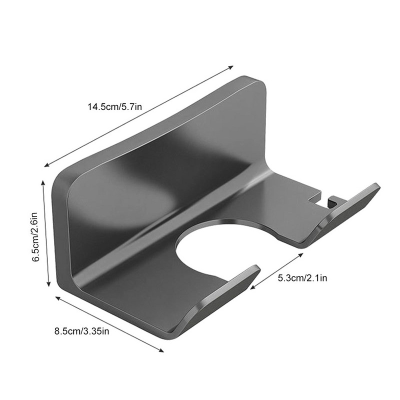 Zidni držač za pohranu Stalak za sušilo za kosu Polica za kadu Police za pohranu Dodaci Police Nosač za kućnu kupaonicu