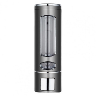 400 ml šķidro ziepju dozators, izturīgs presēšanas veids, pie sienas stiprināms roku mazgāšanas ziepju dozators vannas istabai