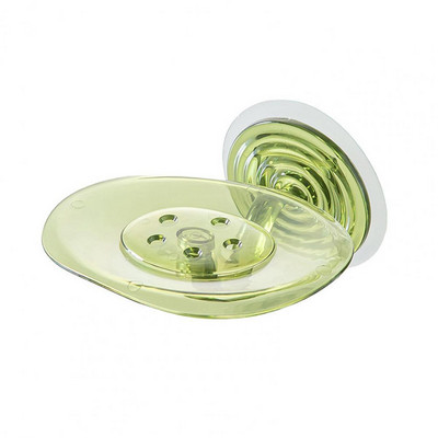 Stalak za sapun Drenažni odvod Posuda za sapun Dizajn Lotus Leaves Kreativni Anti-padajući Anti-klizni Održavajte uredan ABS Bez bušenja za kupaonicu